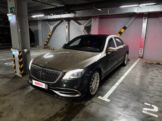 2017 Mercedes-Benz Maybach S-Класс 450 I (X222) Рестайлинг, чёрный, 8500000 рублей, вид 3