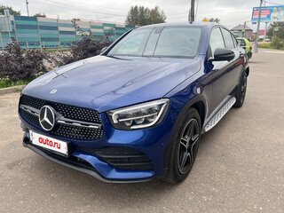 2019 Mercedes-Benz GLC Coupe 300 d I (C253) Рестайлинг, синий, 3500000 рублей, вид 3