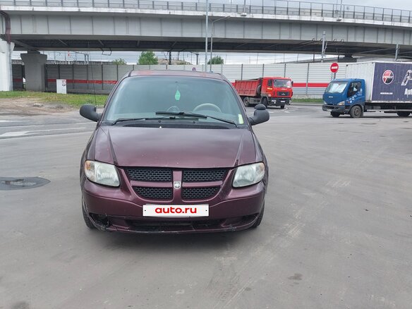 2001 Dodge Caravan 3-speed IV, пурпурный