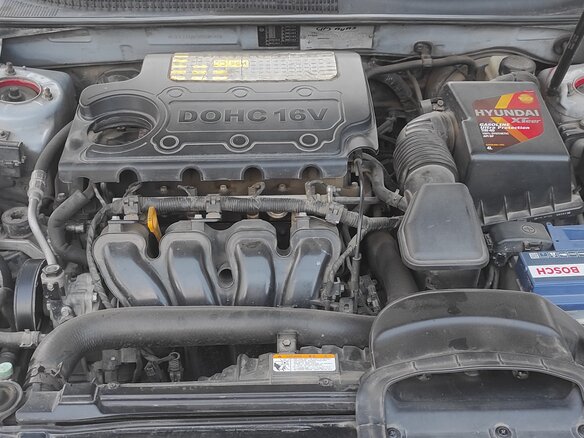 2008 Hyundai Sonata V (NF) Рестайлинг, серебристый, 1200000 рублей - вид 18