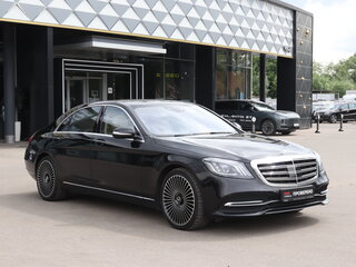 2017 Mercedes-Benz S-Класс 560 Long VI (W222, C217) Рестайлинг, чёрный, 3899000 рублей, вид 3
