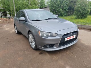 2013 Mitsubishi Lancer X Рестайлинг, серый, 610000 рублей, вид 3