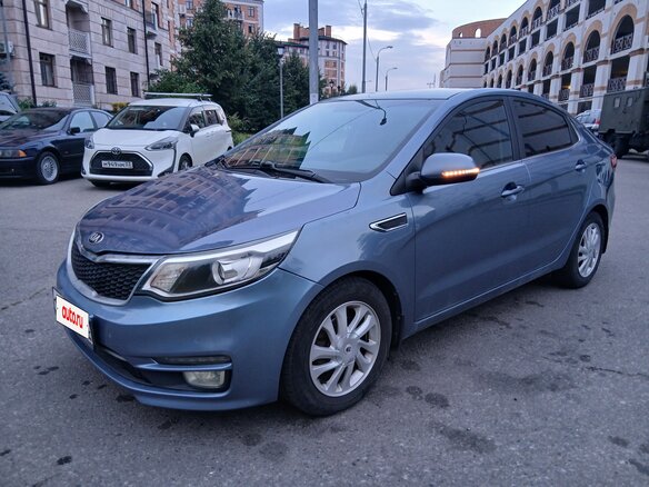 2015 Kia Rio III Рестайлинг, голубой - вид 5