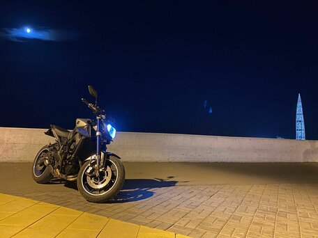 2016 Yamaha MT-09 (FZ-09), серый, 730000 рублей, вид 2