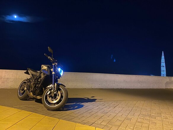 2016 Yamaha MT-09 (FZ-09), серый, 730000 рублей - вид 1