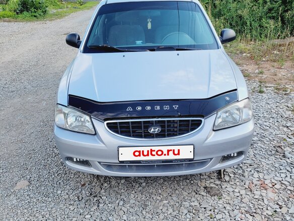 2005 Hyundai Accent ТагАЗ II, серебристый, 273000 рублей - вид 2