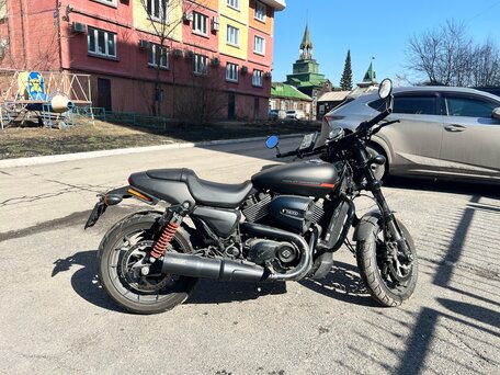 2020 Harley-Davidson Street Rod, зелёный, 1000000 рублей, вид 4