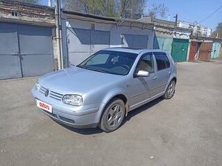 1998 Volkswagen Golf IV, серебристый, 470000 рублей, вид 2
