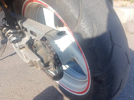 1993 Yamaha XJR400, пурпурный, 230000 рублей, вид 4