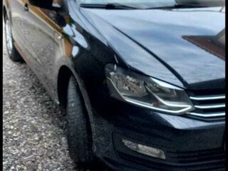 2018 Volkswagen Polo V Рестайлинг, чёрный, 1230000 рублей, вид 4
