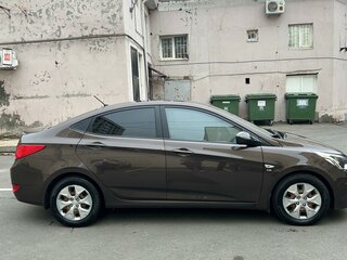 2015 Hyundai Solaris I Рестайлинг, коричневый, 1180000 рублей, вид 2