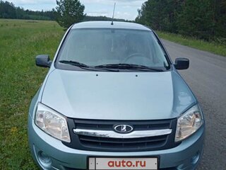 2013 Lada (ВАЗ) Granta I, голубой, 350000 рублей, вид 2