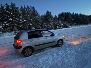 2006 Hyundai Getz I Рестайлинг, серебристый, 490000 рублей, вид 4