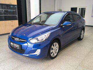 2013 Hyundai Solaris I, синий, 870000 рублей, вид 1
