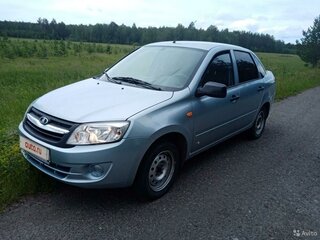 2013 Lada (ВАЗ) Granta I, голубой, 350000 рублей, вид 1