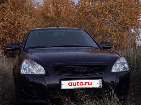 2011 Lada (ВАЗ) Priora I, чёрный, 350000 рублей, вид 2
