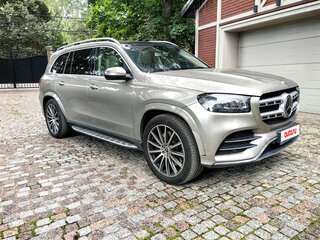 2019 Mercedes-Benz GLS 400 d II (X167), серебристый, 8100000 рублей, вид 3