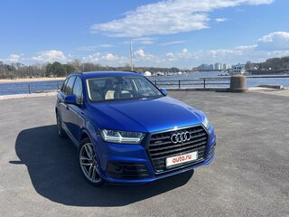 2017 Audi Q7 II (4M), синий, 4850000 рублей, вид 1