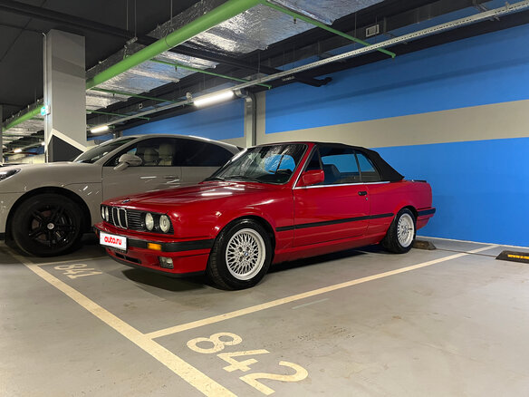 1988 BMW 3 серии 325i II (E30), красный, 3000000 рублей - вид 5