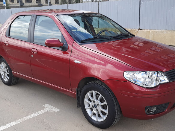 2008 Fiat Albea I Рестайлинг, красный, 570000 рублей - вид 8