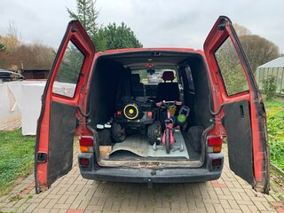 1999 Volkswagen Transporter T4, красный, 610000 рублей, вид 4