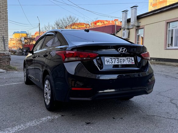 2018 Hyundai Solaris II, чёрный - вид 6