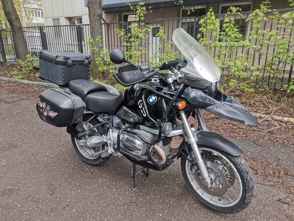 2000 BMW R 1150 GS, чёрный, 450000 рублей - вид 1