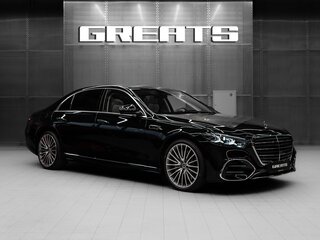 2026 Mercedes-Benz S-Класс 580 Long 4MATIC VII (W223) Рестайлинг, чёрный, 32760000 рублей, вид 3