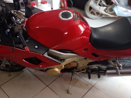 1998 Kawasaki ZZR 400, красный, 190000 рублей, вид 2