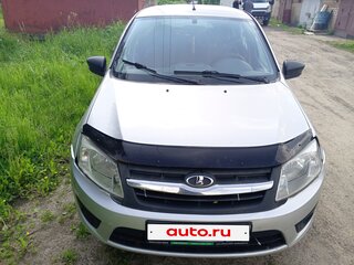 2017 Lada (ВАЗ) Granta I, серебристый, 270000 рублей, вид 2