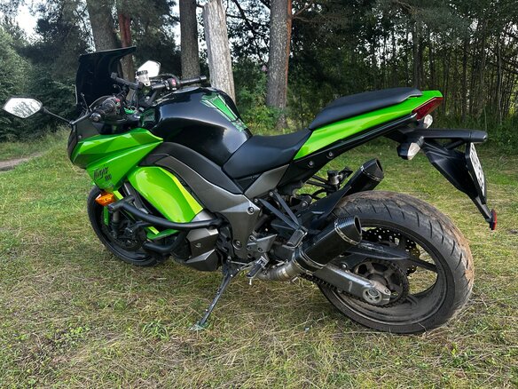 2013 Kawasaki Z 1000SX, зелёный, 700000 рублей - вид 8