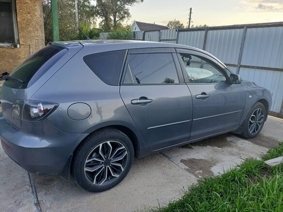 2008 Mazda 3 I (BK) Рестайлинг, серый, 700000 рублей - вид 1