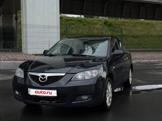 2008 Mazda 3 I (BK) Рестайлинг, чёрный, 300000 рублей, вид 1