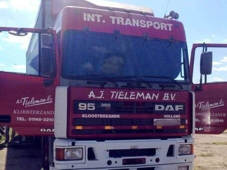 1992 DAF XF 95, красный, 900000 рублей, вид 3