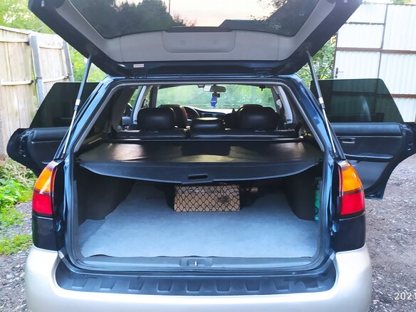 2003 Subaru Outback II, синий, 860000 рублей - вид 17