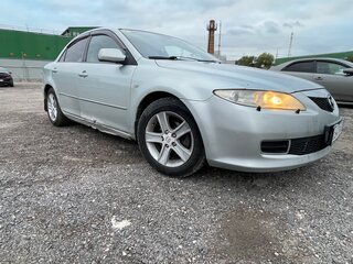 2005 Mazda 6 I (GG) Рестайлинг, серебристый, 160000 рублей, вид 2