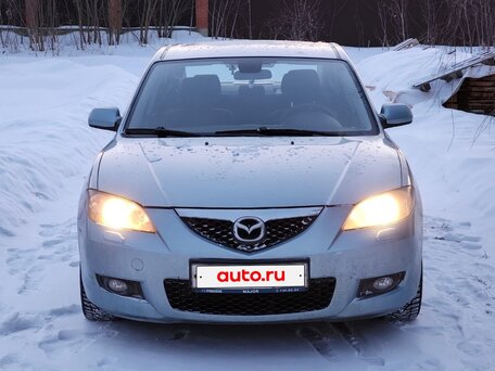 2008 Mazda 3 I (BK) Рестайлинг, серый, 645000 рублей, вид 1