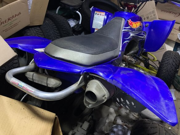 2008 Yamaha YFZ 450, синий, 575000 рублей - вид 7
