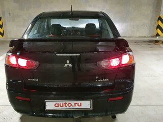 2012 Mitsubishi Lancer X Рестайлинг, чёрный, 620000 рублей, вид 2