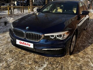 2019 BMW 5 серии 520d xDrive VII (G30/G31/G38), синий, 3500000 рублей, вид 2