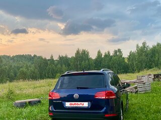 2010 Volkswagen Touareg II, синий, 1750000 рублей, вид 5