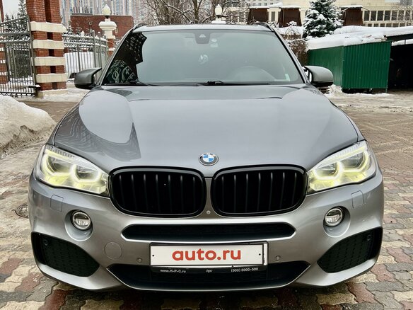 2015 BMW X5 40d III (F15), серый, 3200000 рублей - вид 1