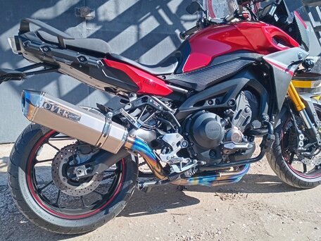 2016 Yamaha MT-09 Tracer (FJ-09), пурпурный, 760000 рублей, вид 2