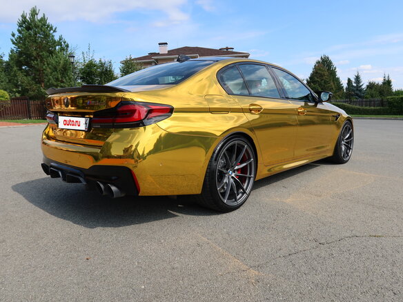 2021 BMW M5 CS VI (F90) Рестайлинг, золотистый - вид 6