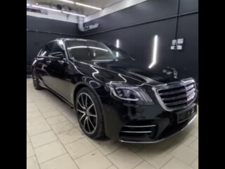 2018 Mercedes-Benz S-Класс 350 d Long VI (W222, C217) Рестайлинг, чёрный, 6500000 рублей, вид 5