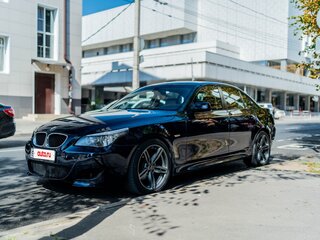 2008 BMW 5 серии 520d V (E60/E61) Рестайлинг, синий, 1500000 рублей, вид 2
