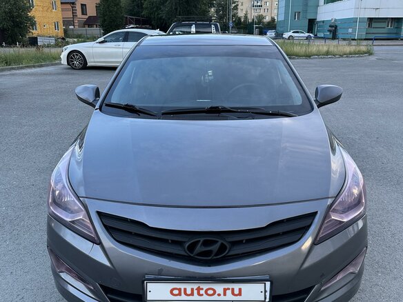 2016 Hyundai Solaris I Рестайлинг, серый, 1190000 рублей