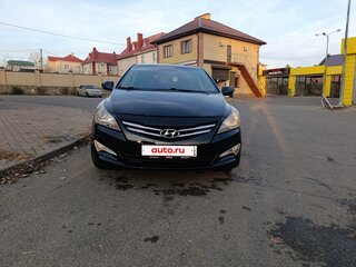 2014 Hyundai Solaris I Рестайлинг, чёрный, 954000 рублей, вид 1