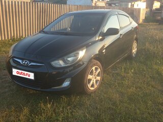2011 Hyundai Solaris I, чёрный, 700000 рублей, вид 1