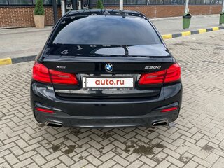 2018 BMW 5 серии 530d xDrive VII (G30/G31/G38), чёрный, 3200000 рублей, вид 5